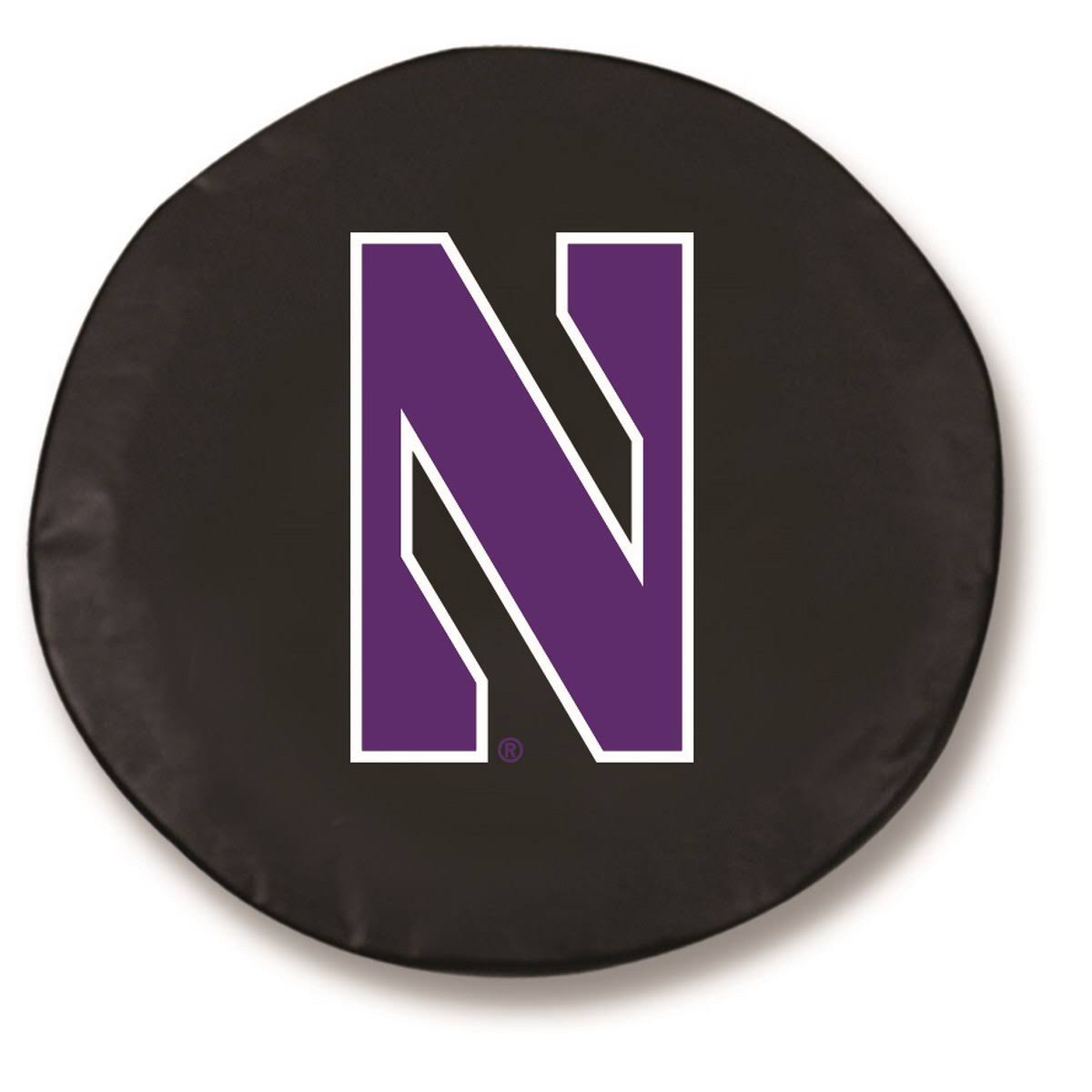 Black Vinyl Fitted Spare Car Tire Cover H21877