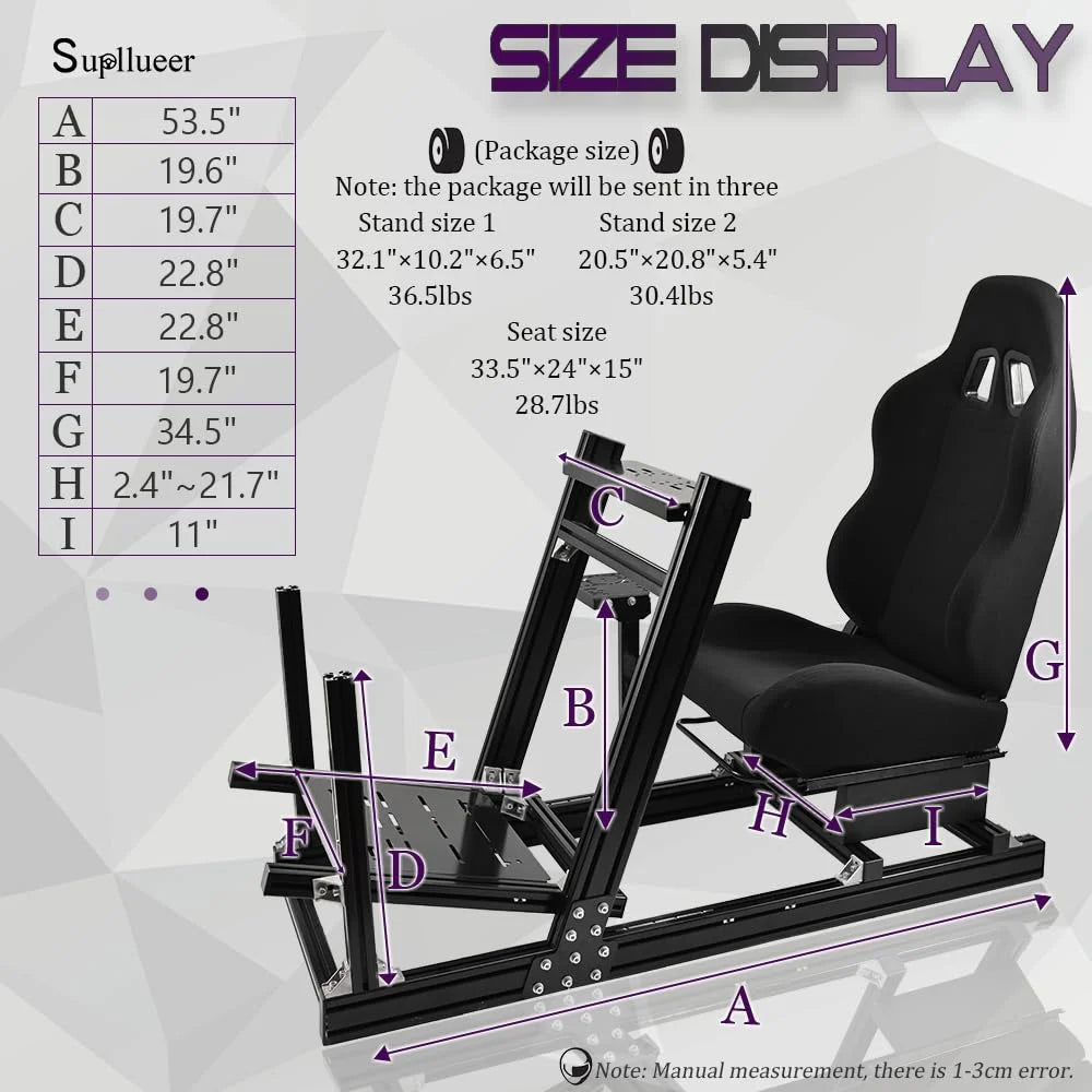 Racing Simulator Cockpit with Seat B2430