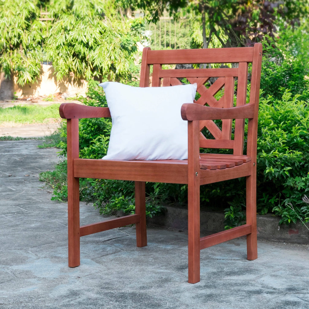 Plaid Eucalyptus Dining Armchair W3487