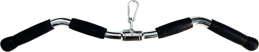 Solid Steel Tricep Press Down Bar with Rubber Handgrips, Pack of 2 R52214
