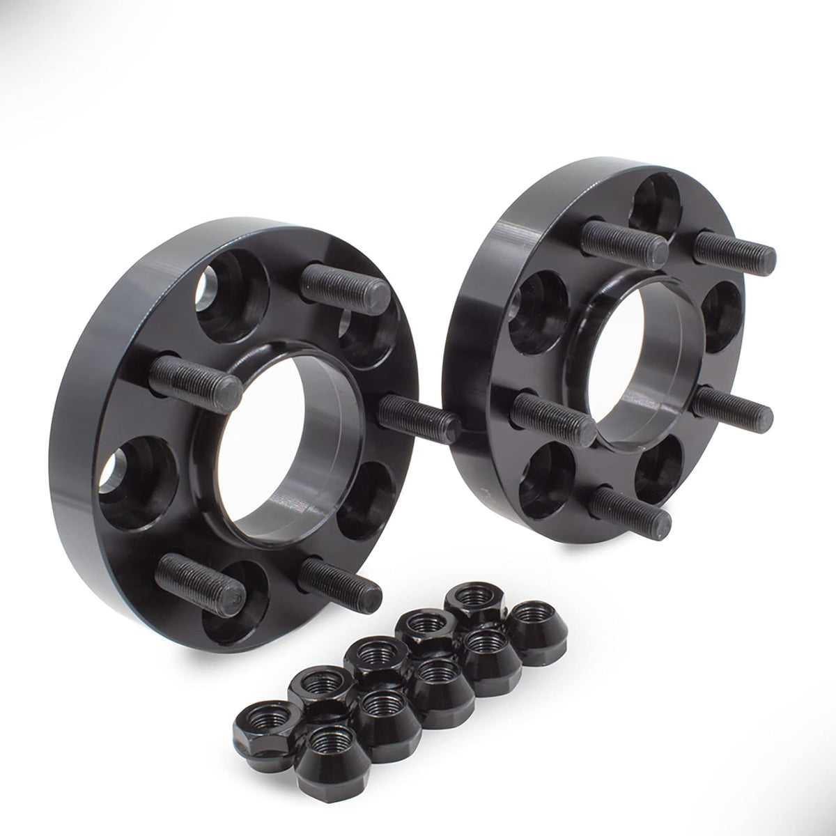 Wheel Adapters 5x4.50 to 5x4.50 Hub Centric 70.50mm Billet Aluminum 1" Thick Set of 2 J197