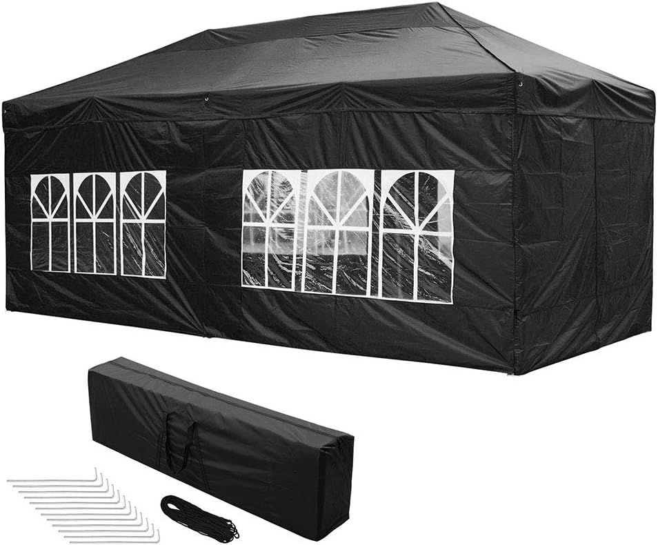 Navy 10x20 FT Pop Up Canopy Tent with Carry Bag X7184
