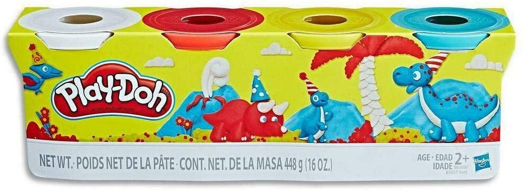 Play Doh Compound Bundle Classic Colors 4 Pack + Wild Colors 4 Pack L956313
