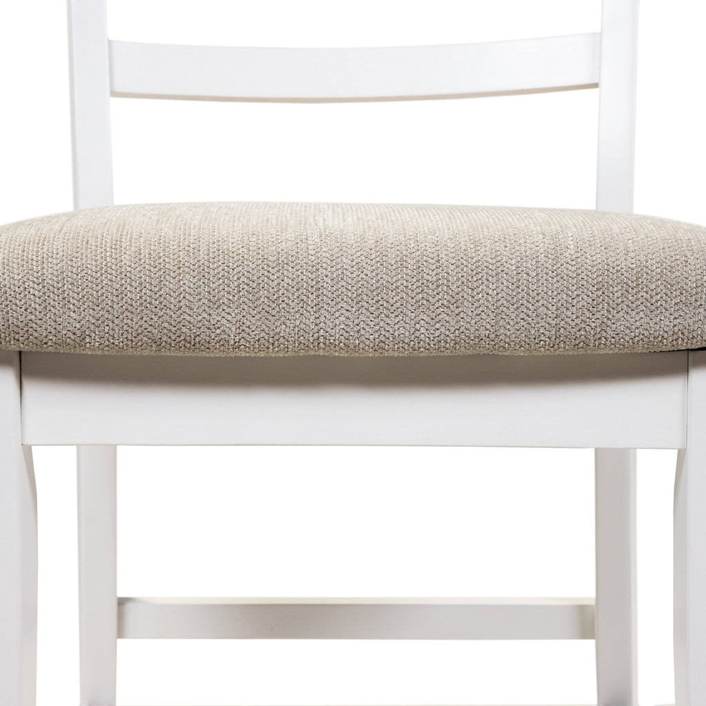 Rustic White Counter Height Chairs (Set of 2) U878234