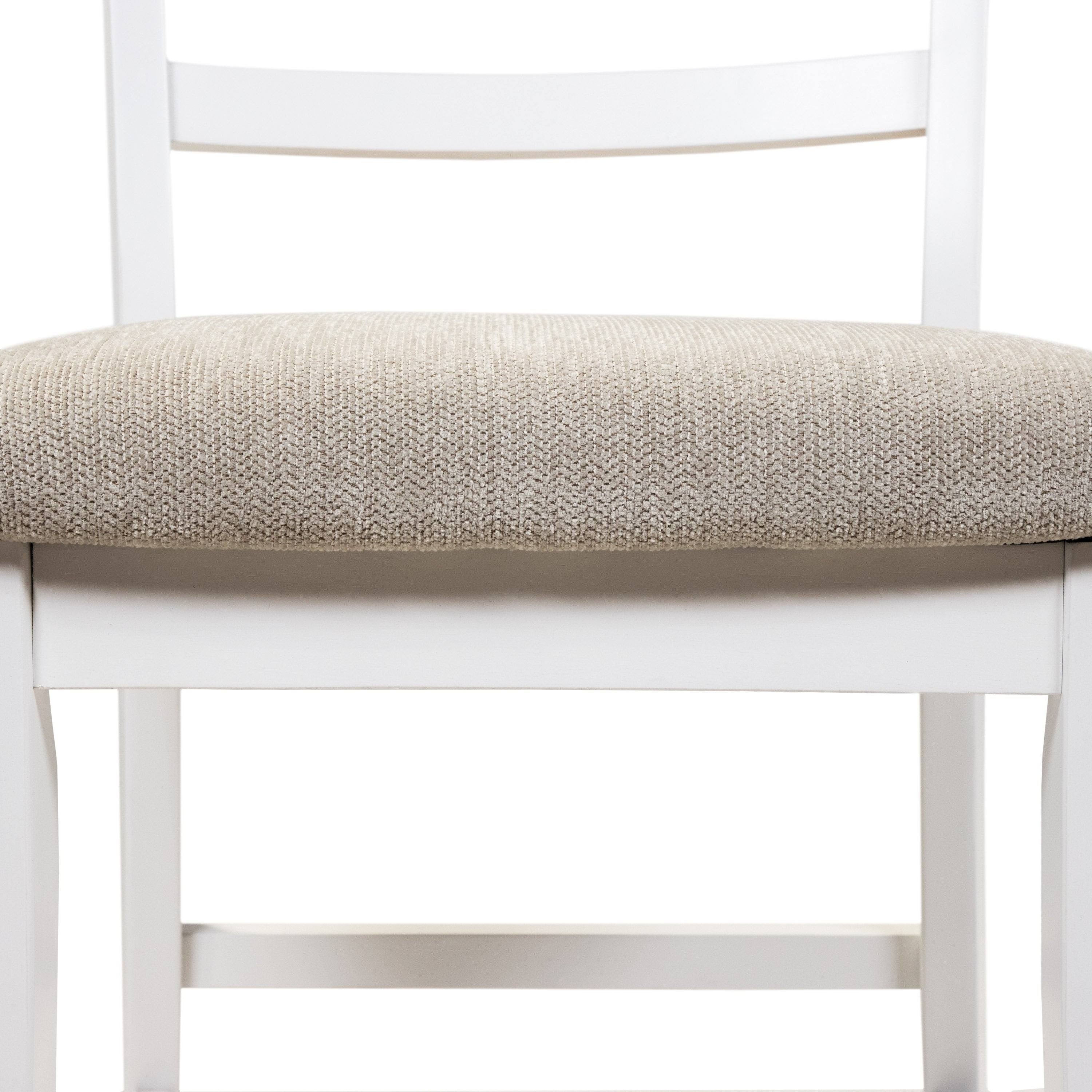 Rustic White Counter Height Chairs (Set of 2) U878234
