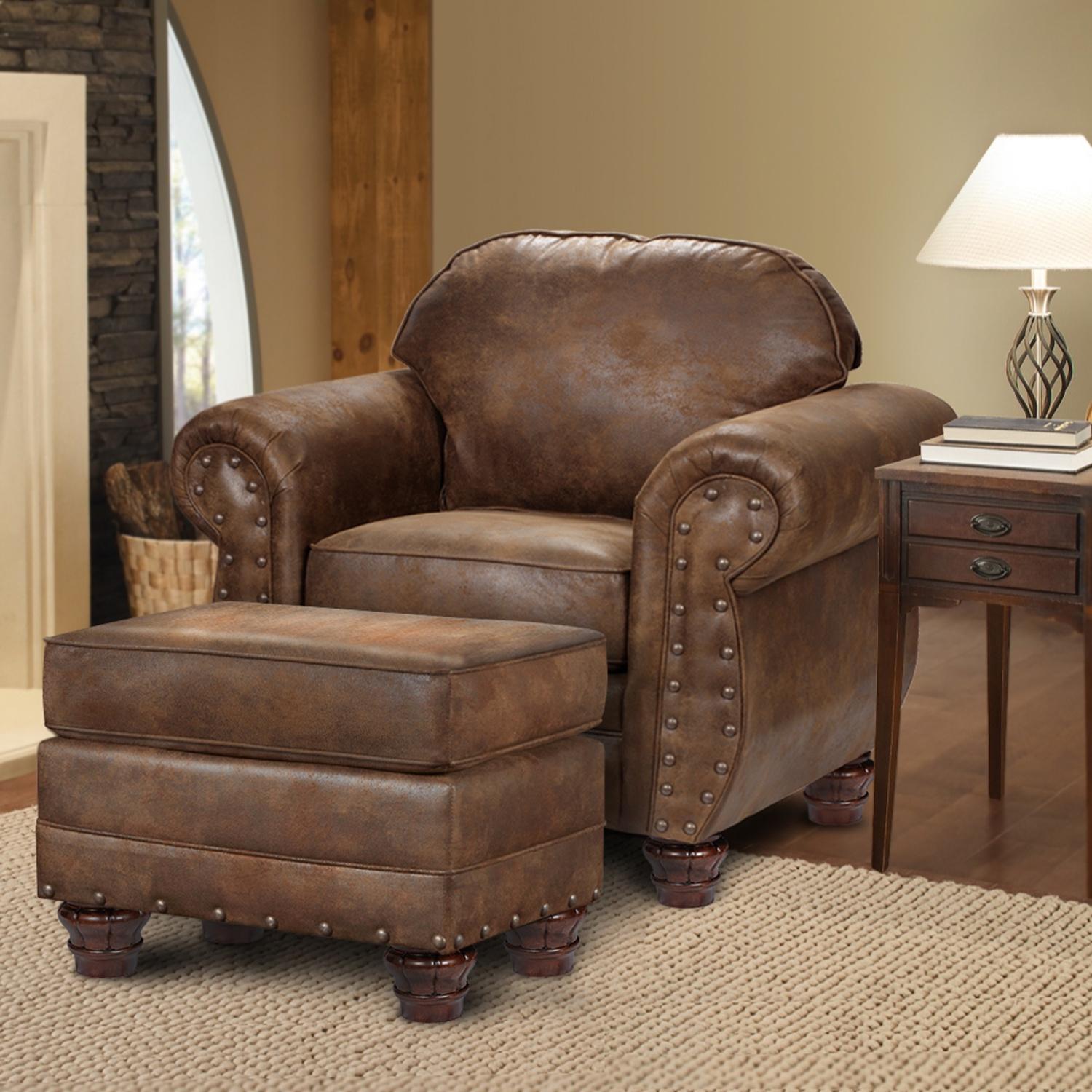 Arm Chair with Matching Ottoman O756383