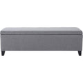 Gray Storage Ottoman B10162