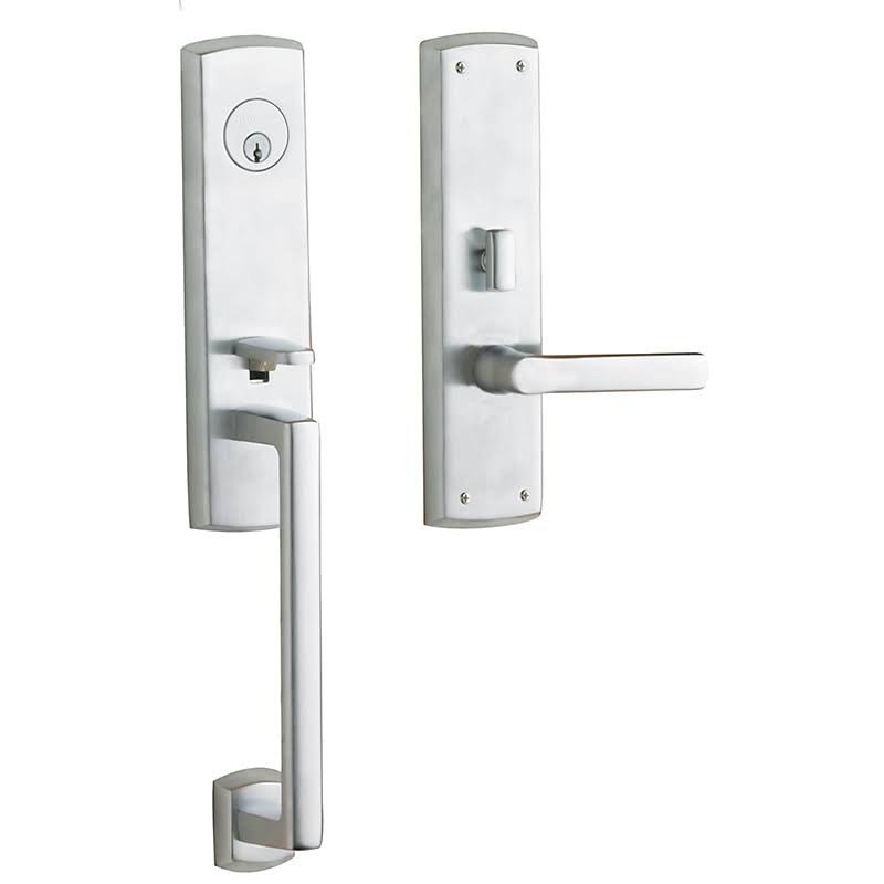 Lifetime Polished Brass Dummy Entry Handleset E575
