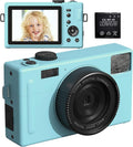 Blue 24MP Full HD 1080P Digital Camera with 3 Inch IPS Screen, Pack of 2 B114892