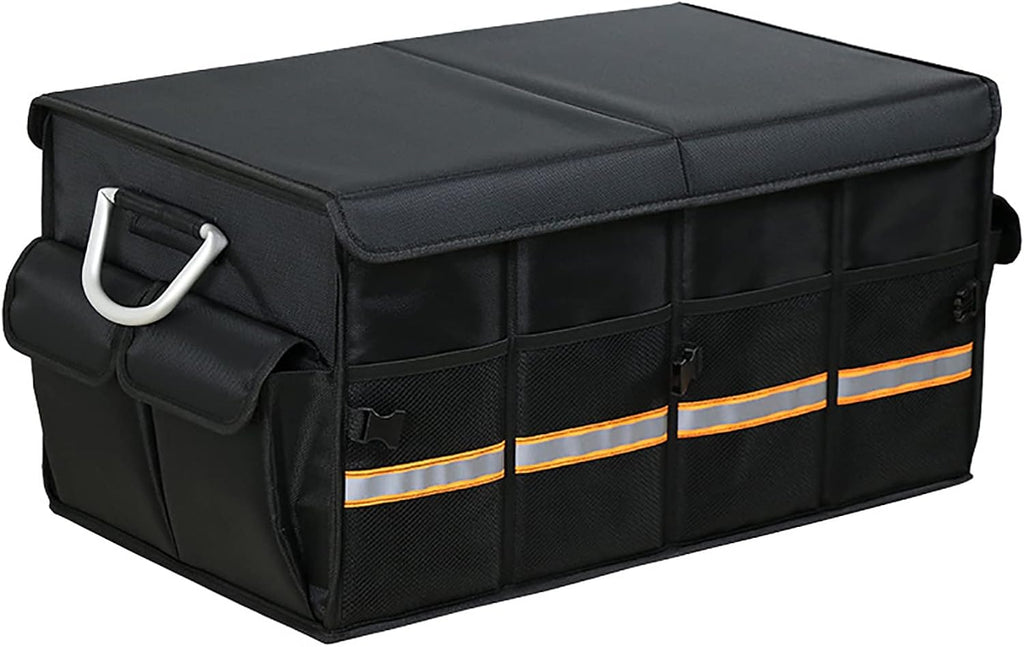 Black Pack of 2 Multi-Compartment Car Trunk Organizer Z729