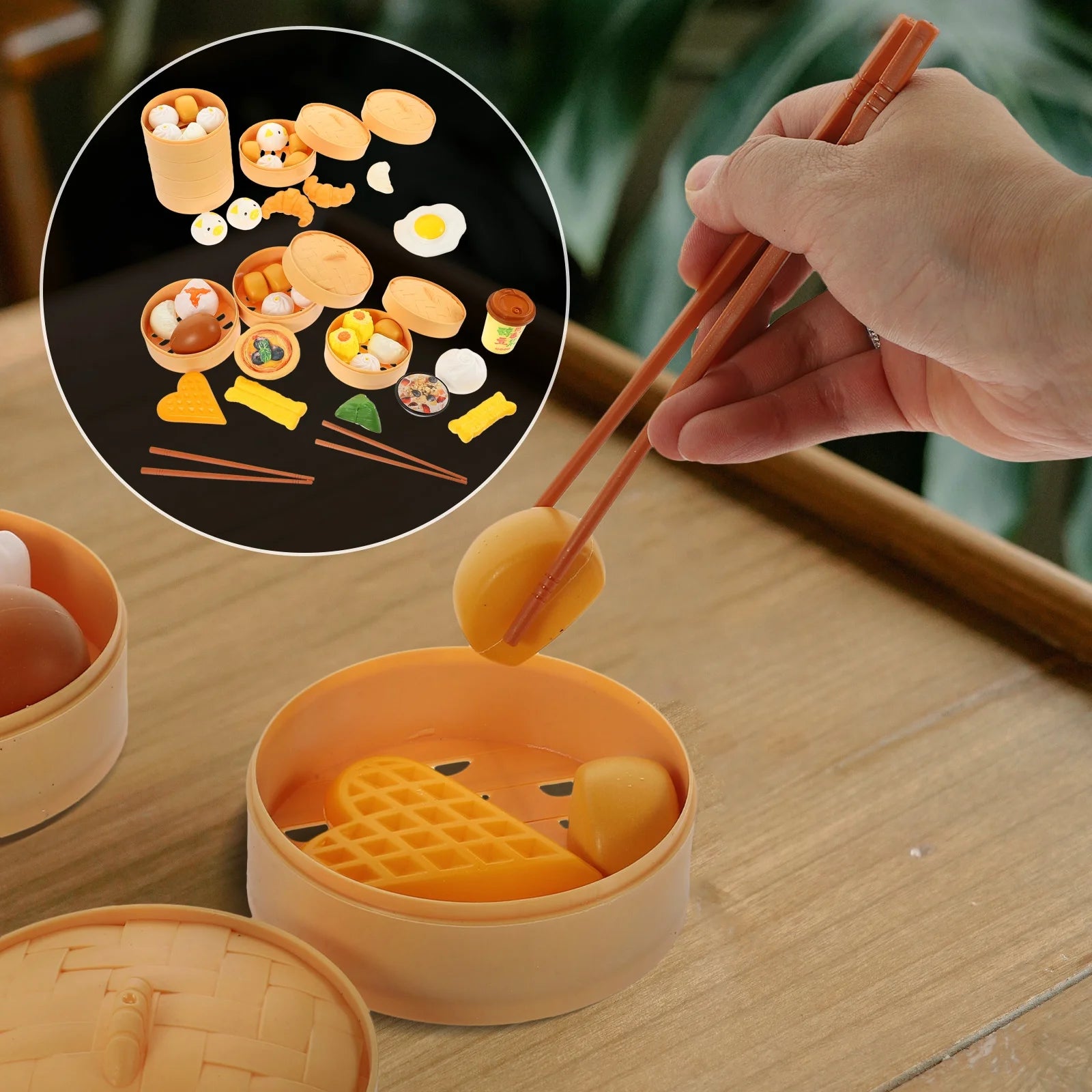 3 Sets/51pcs Kid Cooking Toys Kitchen Toys N2260