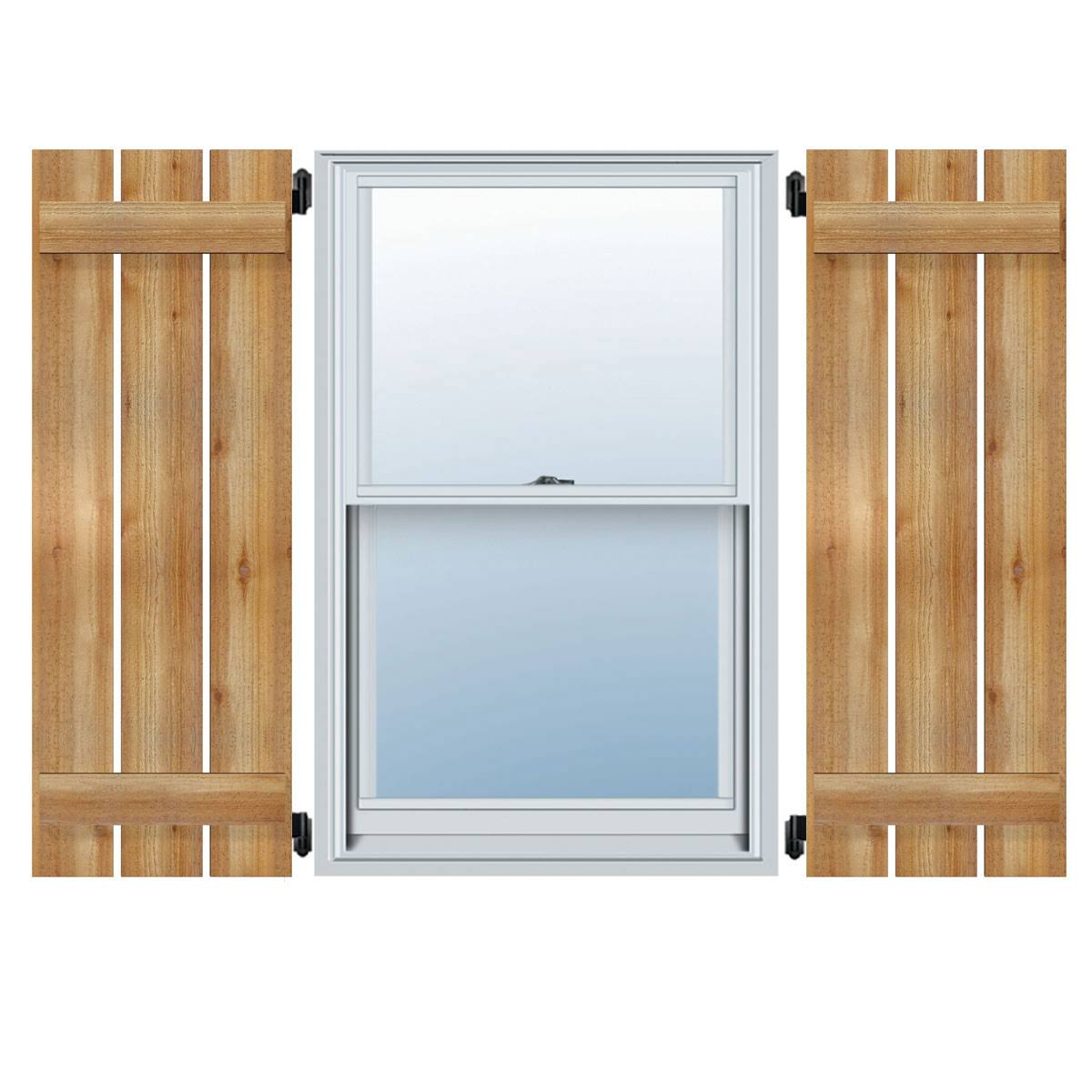 Rough Sawn Board-n-Batten Shutters K909325