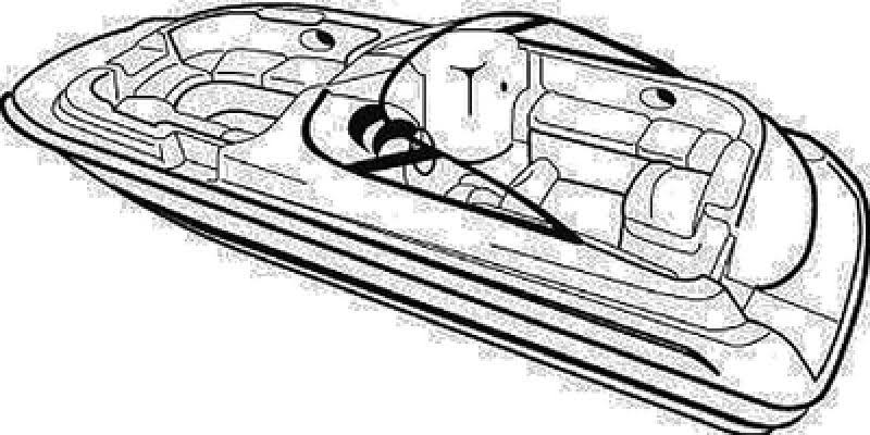Boat Cover for I/O Deck Boats with Walk Thru Windshield or Side Console A324