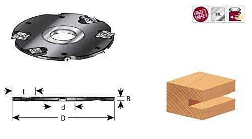 Carbide Grooving Insert with Scorer 4mm x 125mm Dia x 1-1/4 Bore L488143