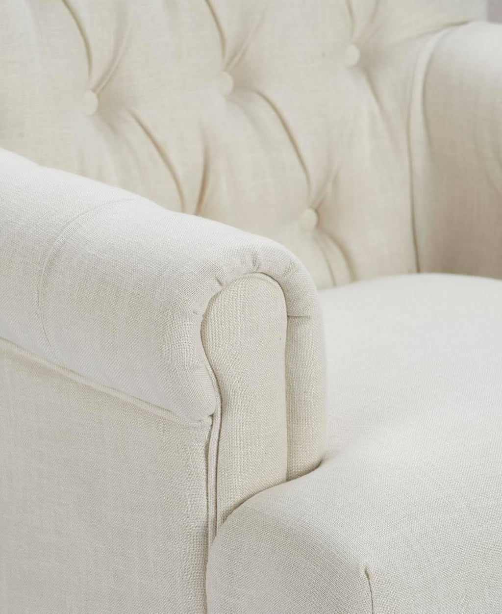 Gray Tufted Accent Chair A4893