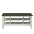 Old Wood White Cubby Storage Bench B703642