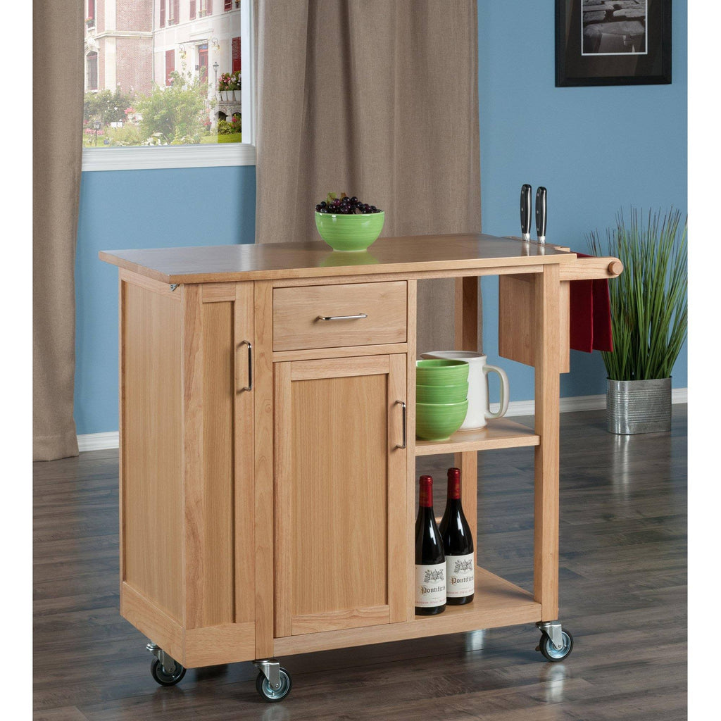 Natural Wood Kitchen Cart H34587