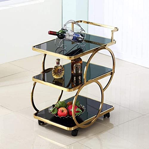 Stainless Steel Rolling Bar Cart T719