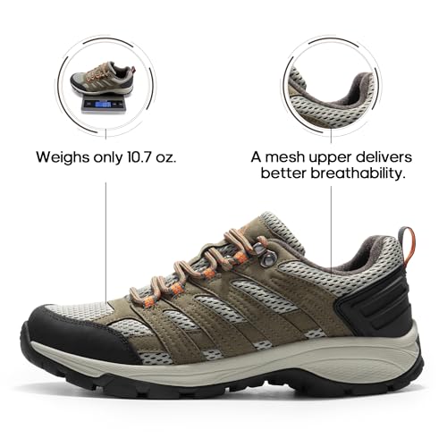 Women's Hiking Shoes Lightweight Breathable Mesh Walking Sneakers Y4977