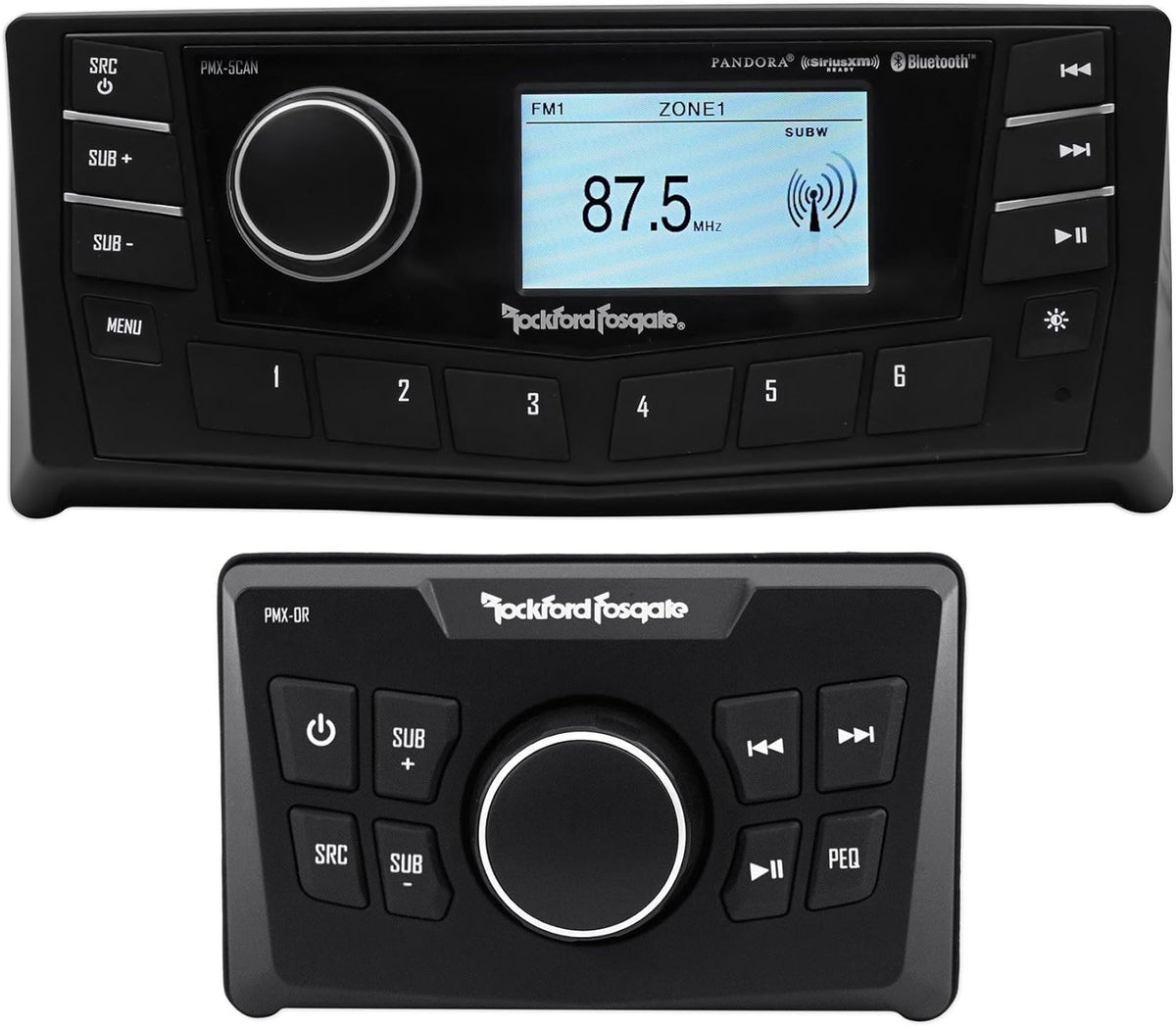 Marine Bluetooth Receiver with Wired Remote E21307