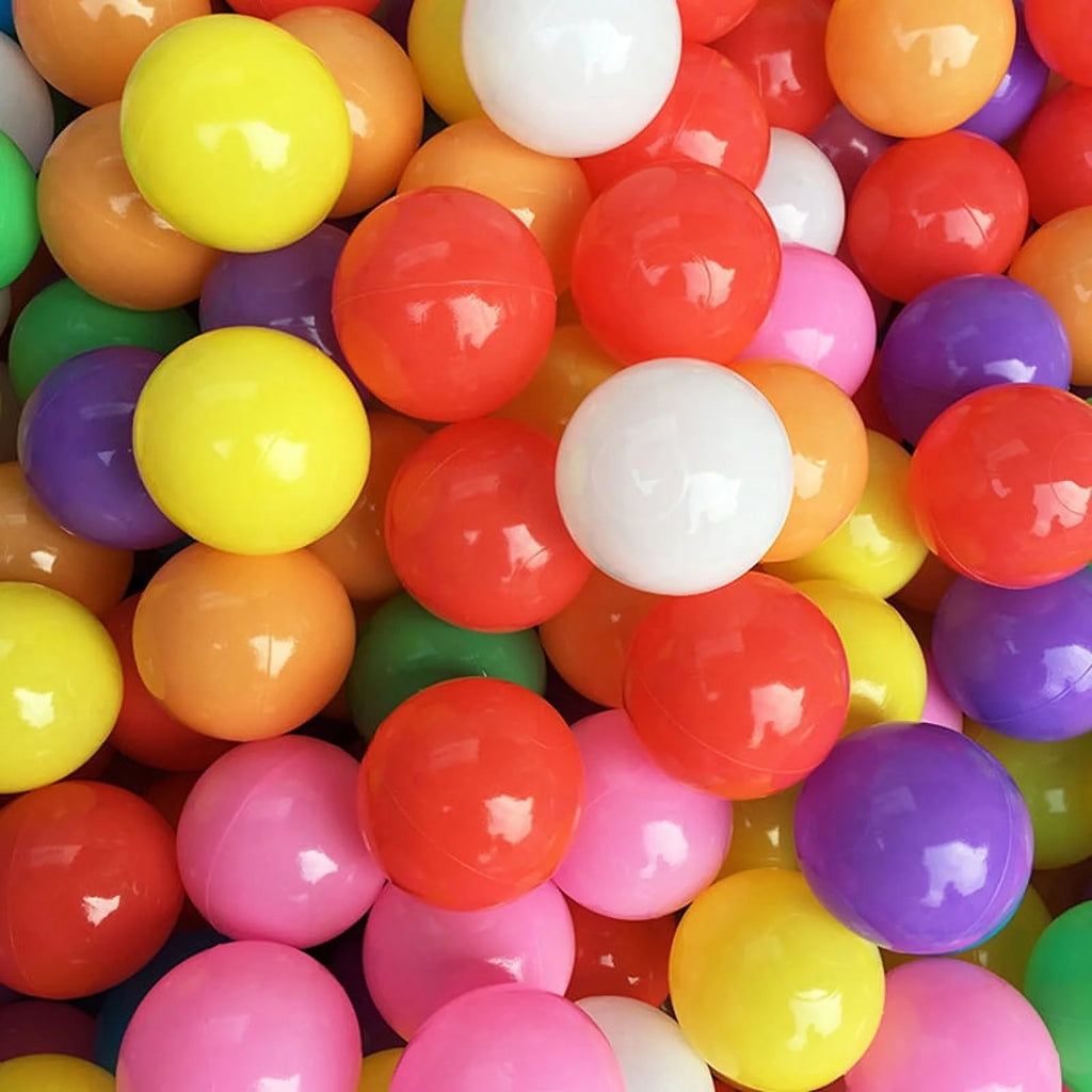 50pcs Colorful Plastic Ball Pit Balls Crush Proof Ocean Ball G323799