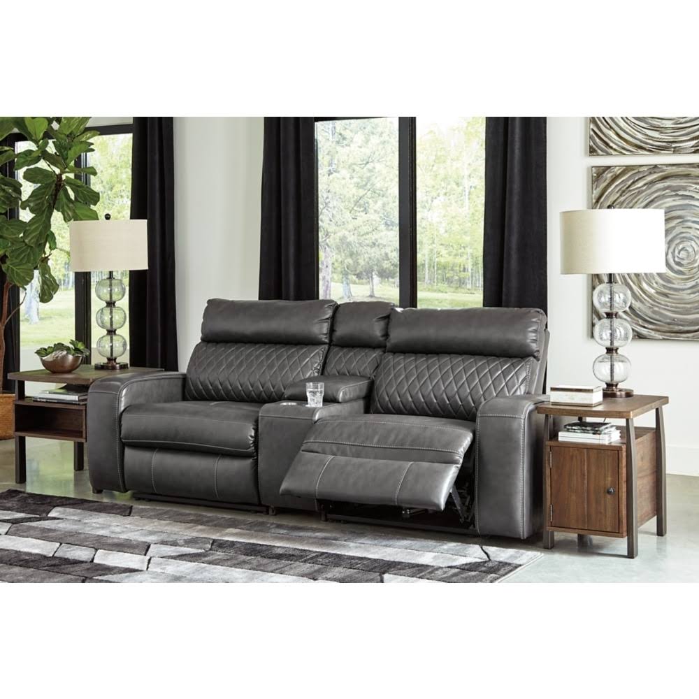 Gray Power Recliner L372007