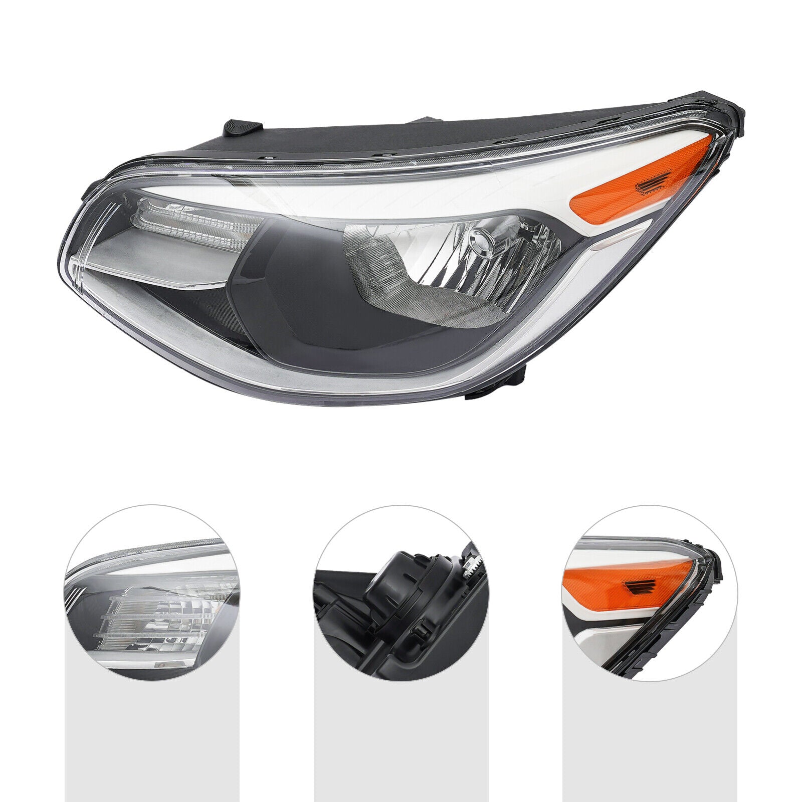 Halogen Headlight with Clear Lens for Kia Soul G728248