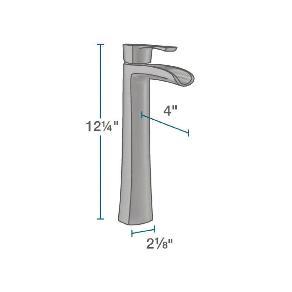 Red Lava Glass Vessel Bathroom Sink with Vessel Faucet W131229