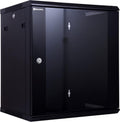12U Wall Mount Server Cabinet Network Rack Enclosure, Black L8330