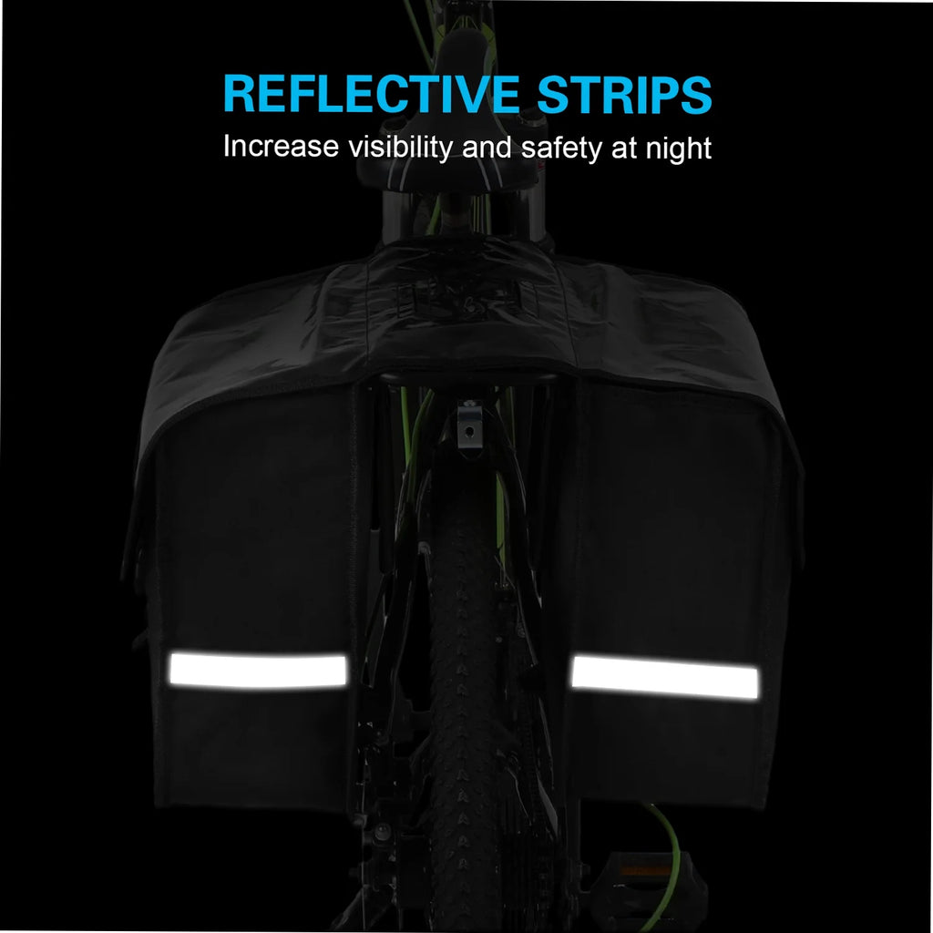 28L Water Resistant Rear Seat Carrier Bike Bag Pannier R30295