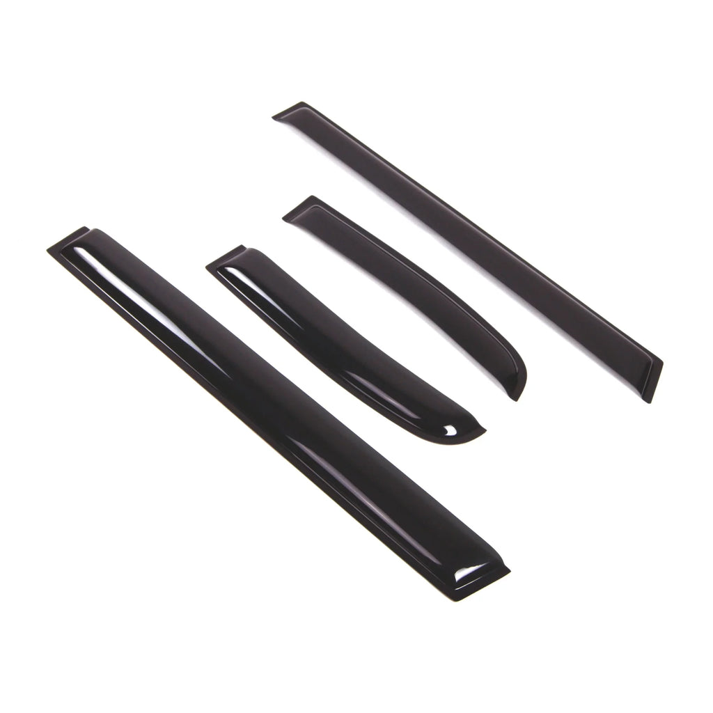 4 Pcs Dark Smoke Window Visor Deflector Rain Guard K617949