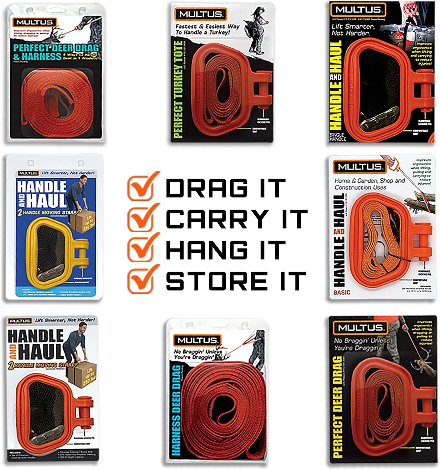4 Pack Lifting Strap System for Furniture, Appliances, Boxes and Construction Materials L165701