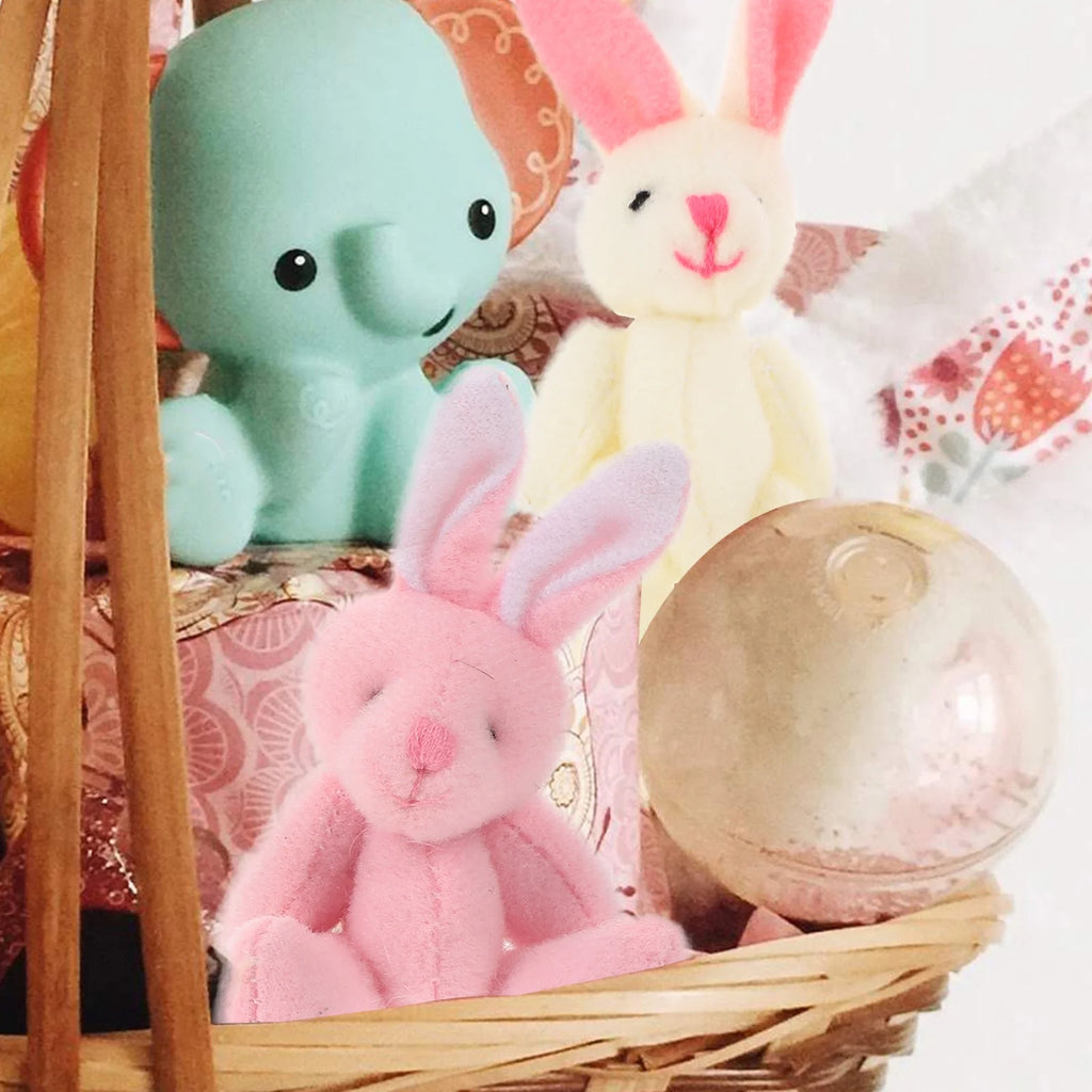 15 Pcs Mini Bunny Stuffed Animal Plush Pendant Hanging Decorations R656