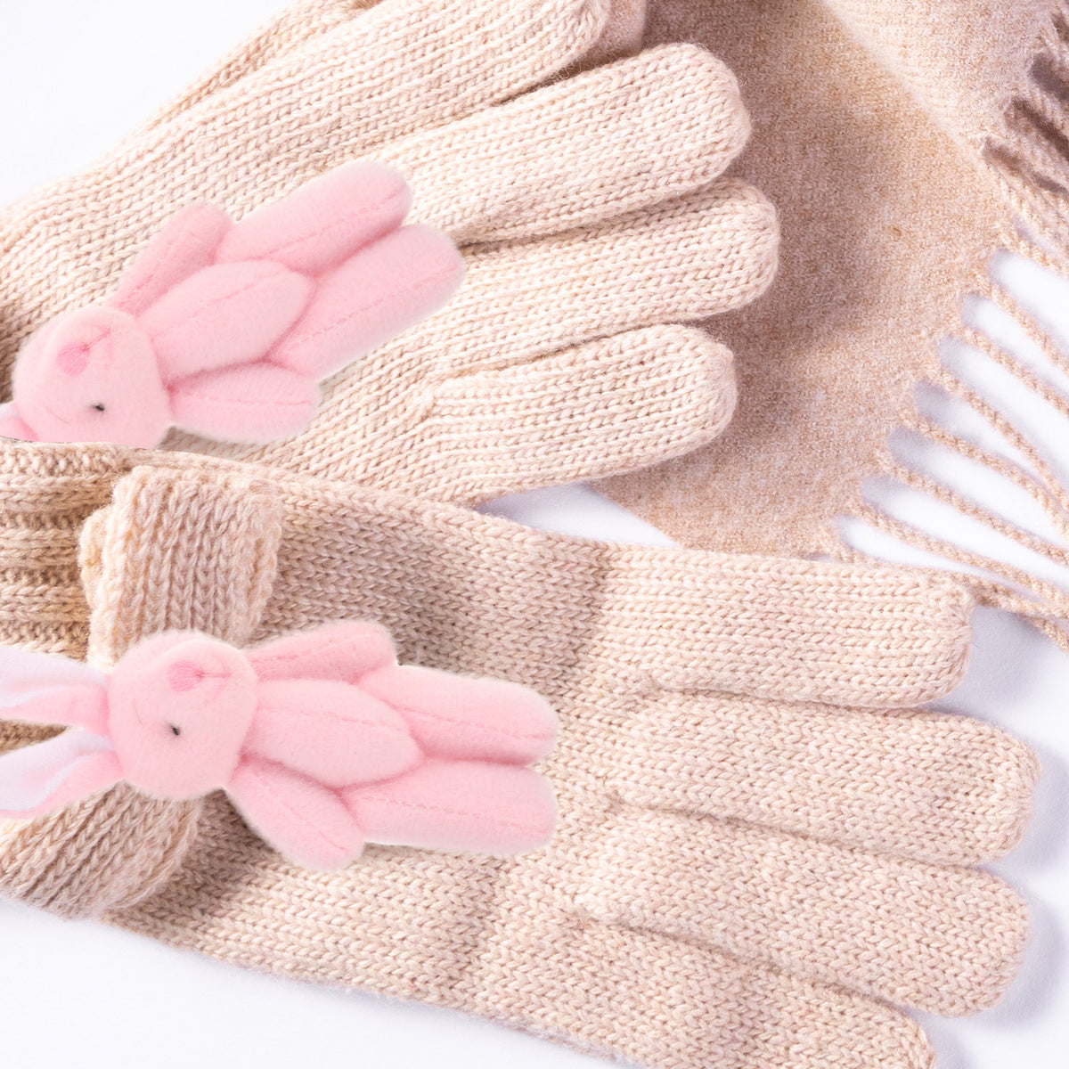 15 Pcs Mini Bunny Stuffed Animal Plush Pendant Hanging Decorations R656