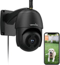Outdoor Security Camera, 1080P Pan-Tilt 360° Waterproof WiFi Cameras, Night Vision, Two-Way Audio, Motion Detection, Remote Access F79589