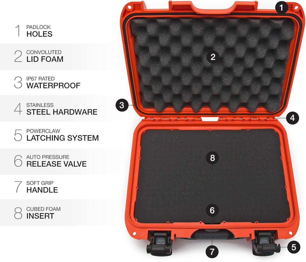 Orange Case with Foam X44061