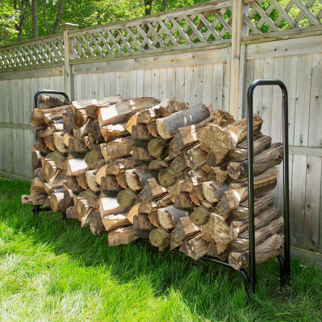 Black Firewood Rack E9856