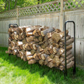 Black Firewood Rack E9856