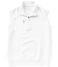 White 1/4 Zip Vest W171644
