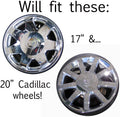 4X Set of 4 Chrome Hubcaps Wheel Center Caps D132