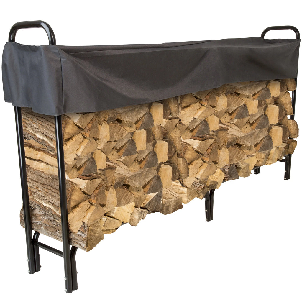 Black Firewood Rack E9856