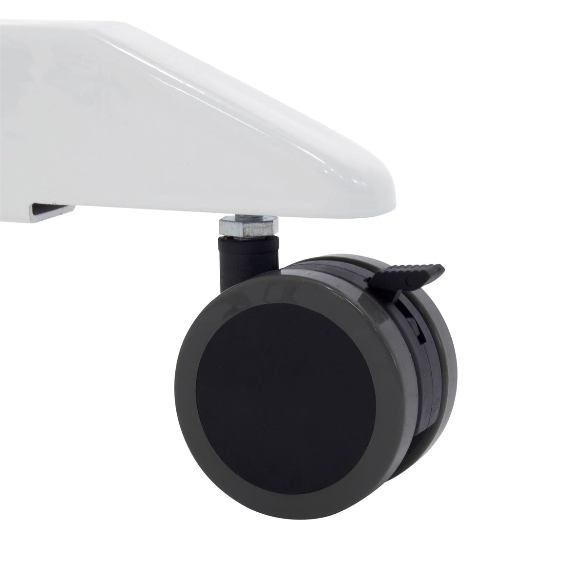 Height Adjustable Cart White Silver N32224