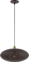 1 Light Pendant Bronze/Antique Brass V397