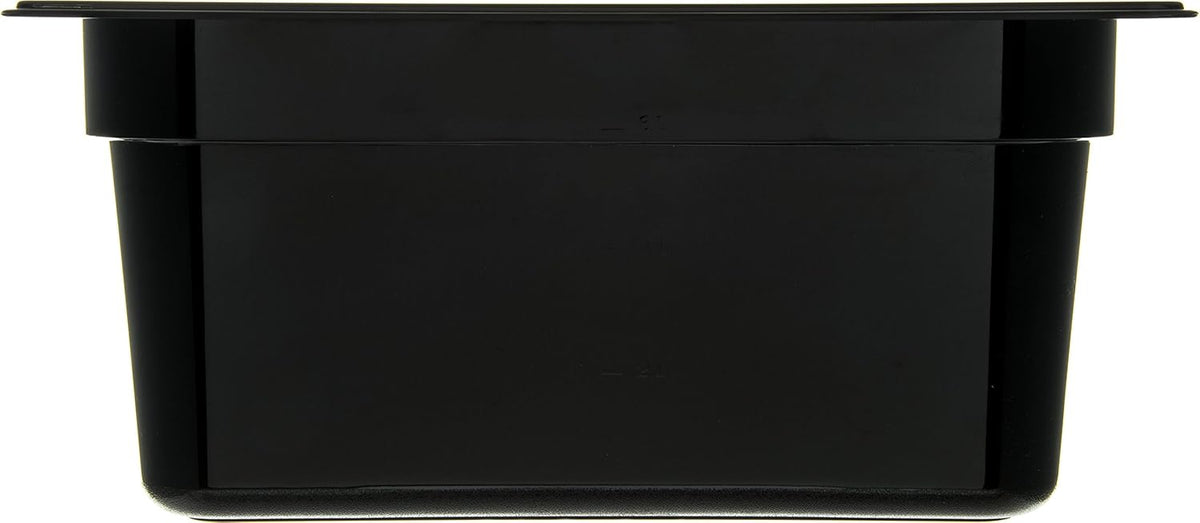 Black Half-Size Food Pan, 8.7 qt, Case of 6 T907111