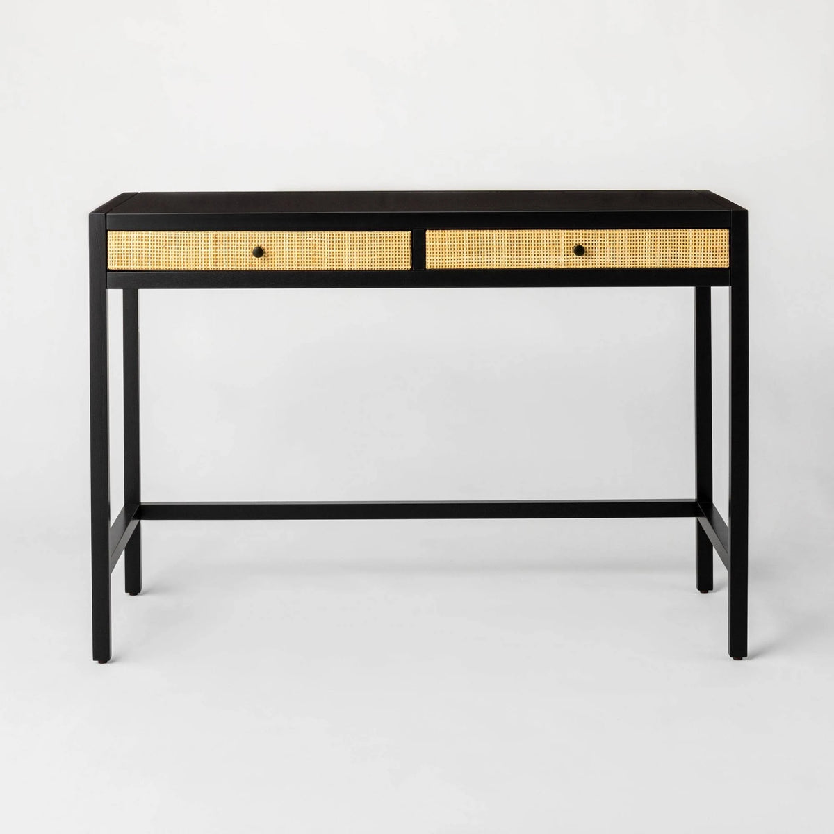 Black Writing Desk with Drawers U3171