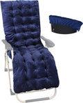 Blue Cotton Chaise Lounge Cushion R9415