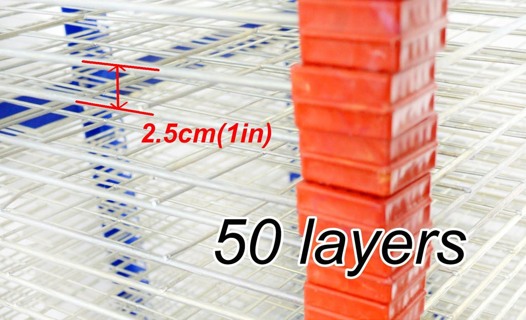 50 Shelves Movable Silk Screen Printing Drying Rack S490