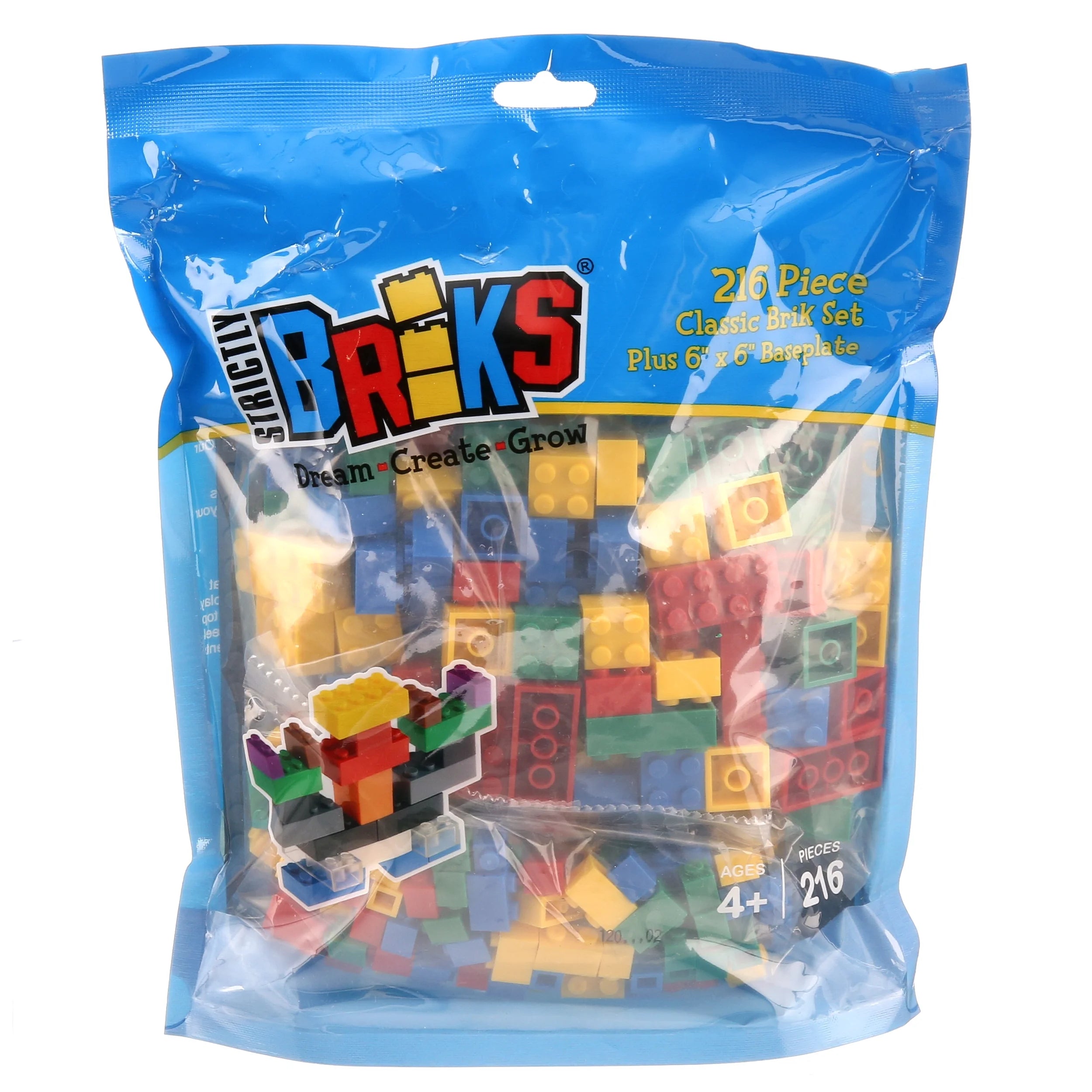 216 Pieces Blue Green Red Yellow Toy Building Block C305