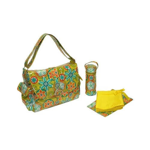 Citron Laminated Buckle Bag I898327
