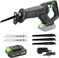 Cordless Reciprocating Saw with 20V 2.0Ah Battery, 6-inch Wood and Metal Saw Blades G9075